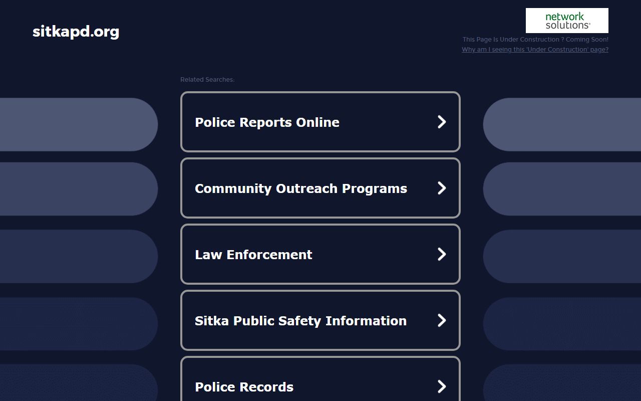 Sitka Police Department and local jail